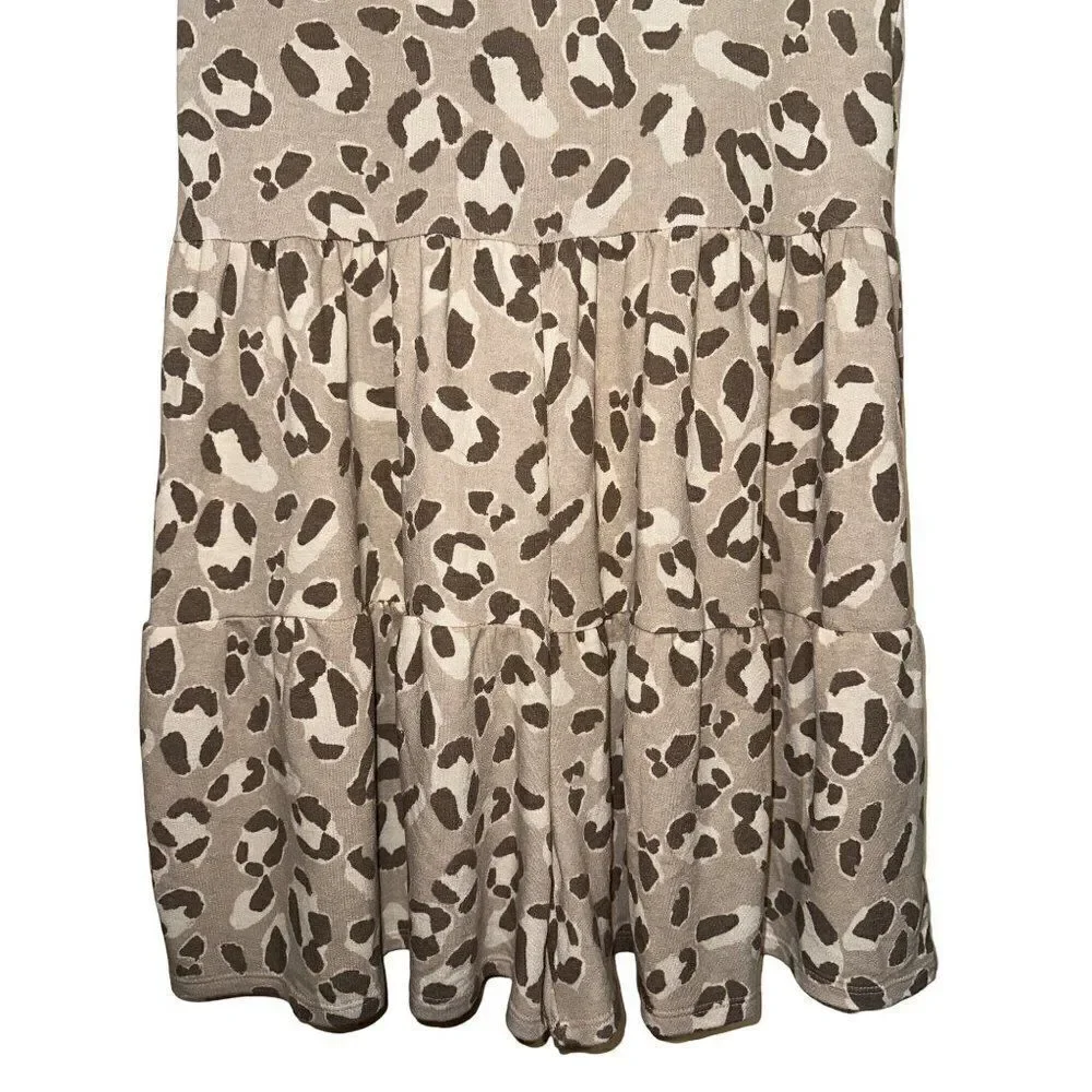 NWT‎ -GILLI Brooklyn Animal Print Romper Size S-M